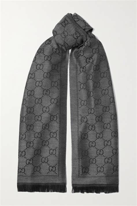 gucci anthracite scarf|gucci women scarf.